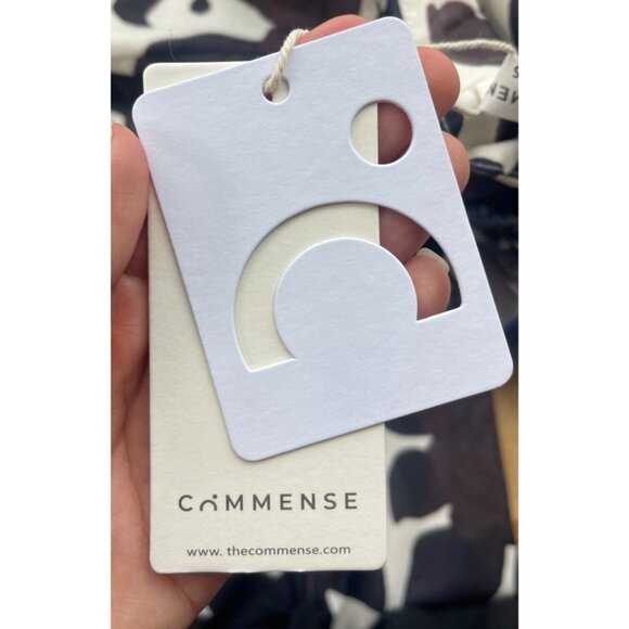 Commense Dark Floral Maxi Dress XS NWT Cut Out Square Neckline Y2K Fitted Spring - Picture 10 of 11